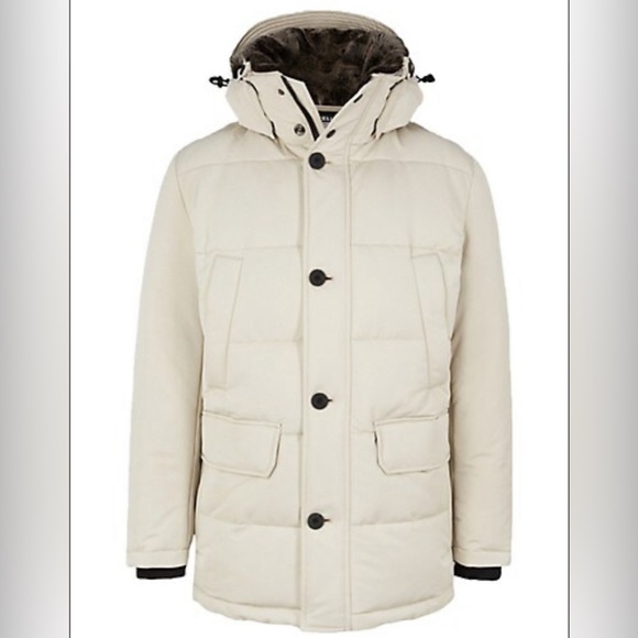 Strellson Plaza 2.0 Faux Fur Collar Quilted Coat - Picture 2 of 4